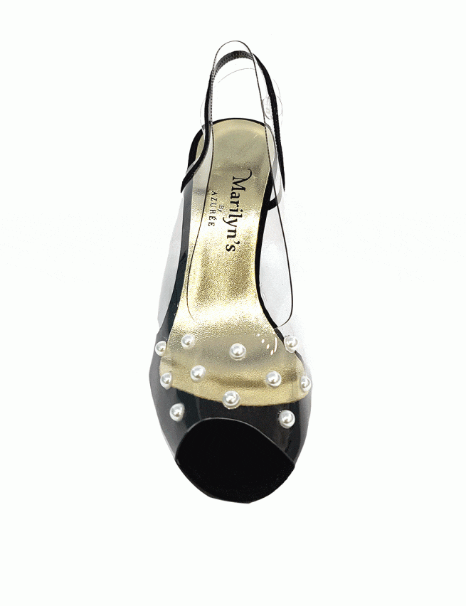 Marilyn’s French Pearl Sling-Back Heel