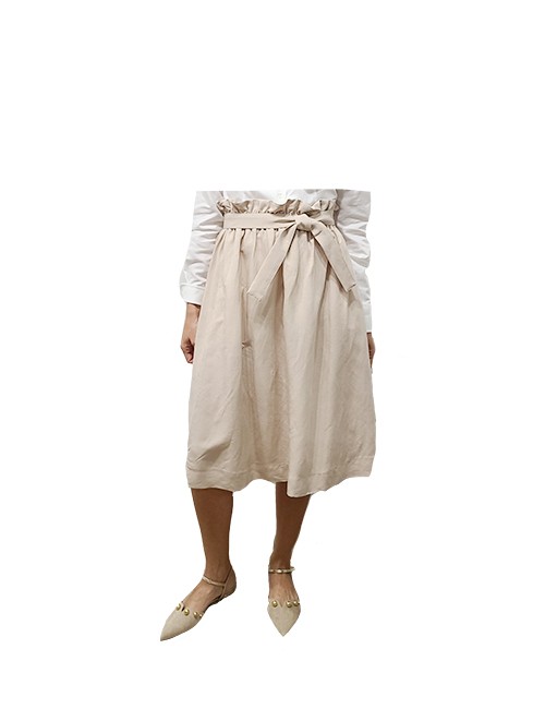 Marilyn's Italian Stretch Linen Skirt