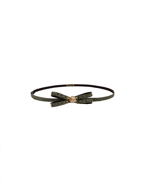 Marilyn’s Italian Bow Leather Belt AA295