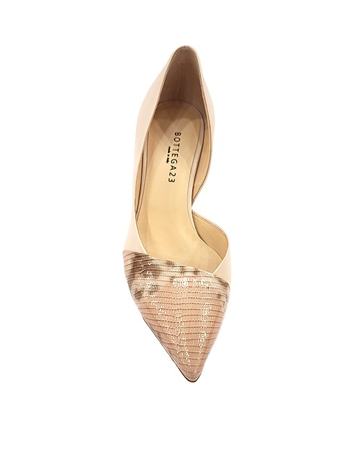 Marilyn’s Blush and Pressed Printed Leather  2-inch Heel Shoes