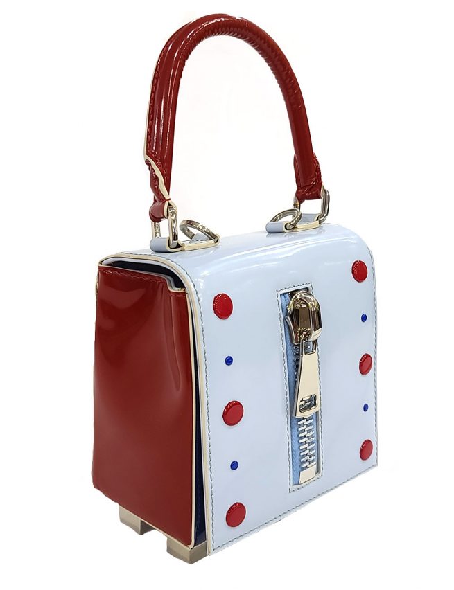 Marilyn’s Italian Leather Cube Handbag