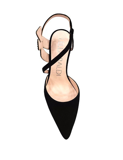 Marilyn’s Italian Black Suede Heel