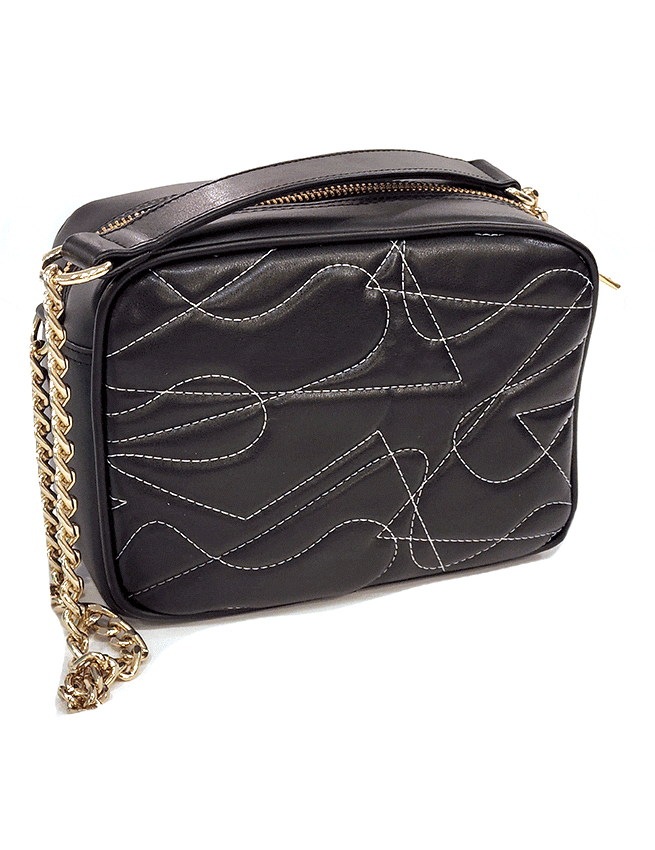 Marilyn's French Black Square Handbag