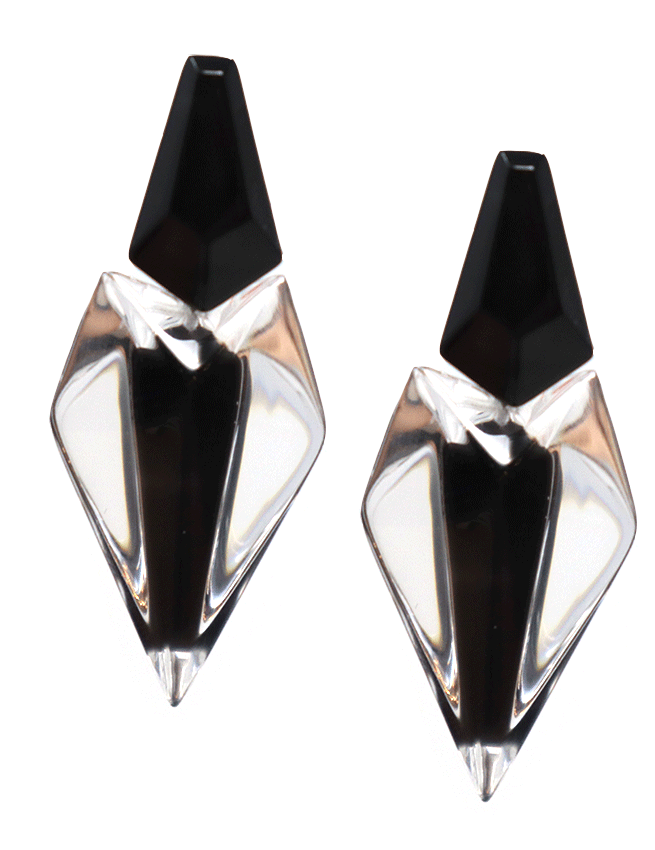 Marilyn's French Plexiglass Earrings MX689