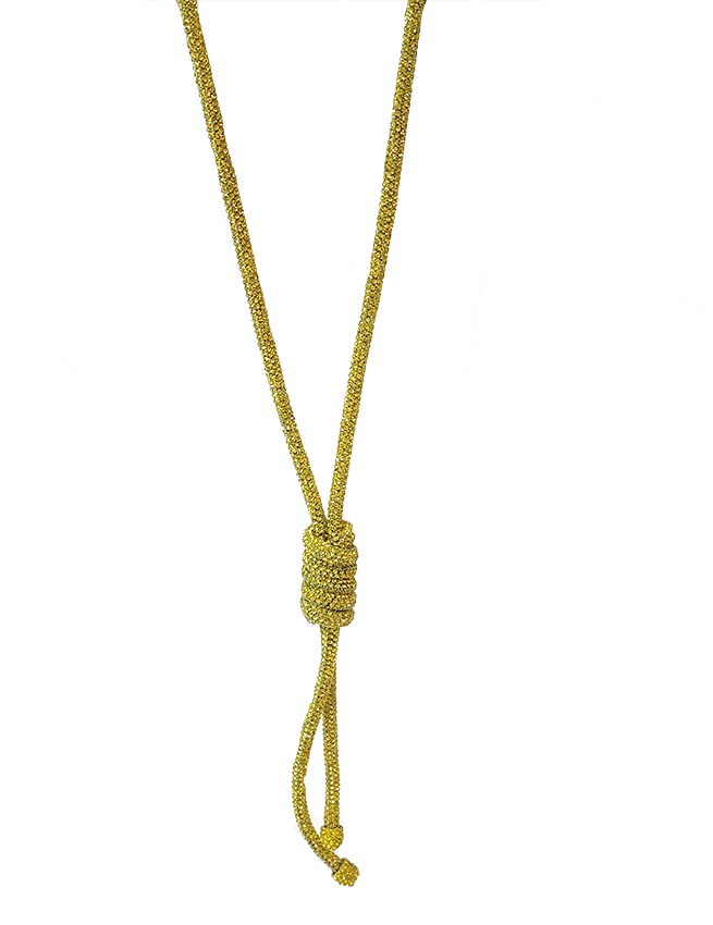 Marilyn’s Italian Crystal Rope Necklace