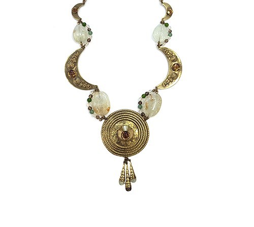 Marilyn Spanish Bronze Traditional Jewelry Necklace