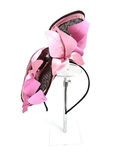 Marilyn’s Handmade Ribbon Flower Headband Fascinator