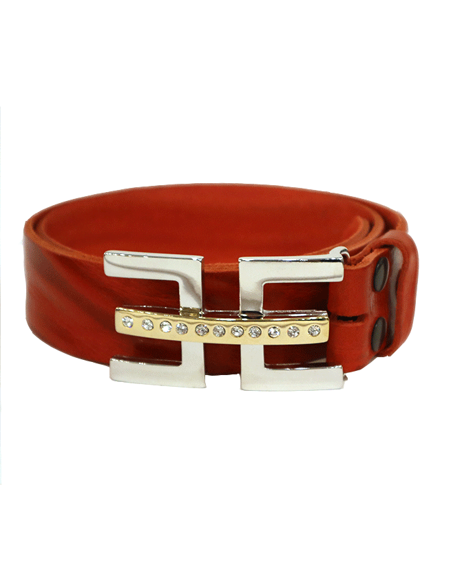 Marilyn's French Red Silver Belt