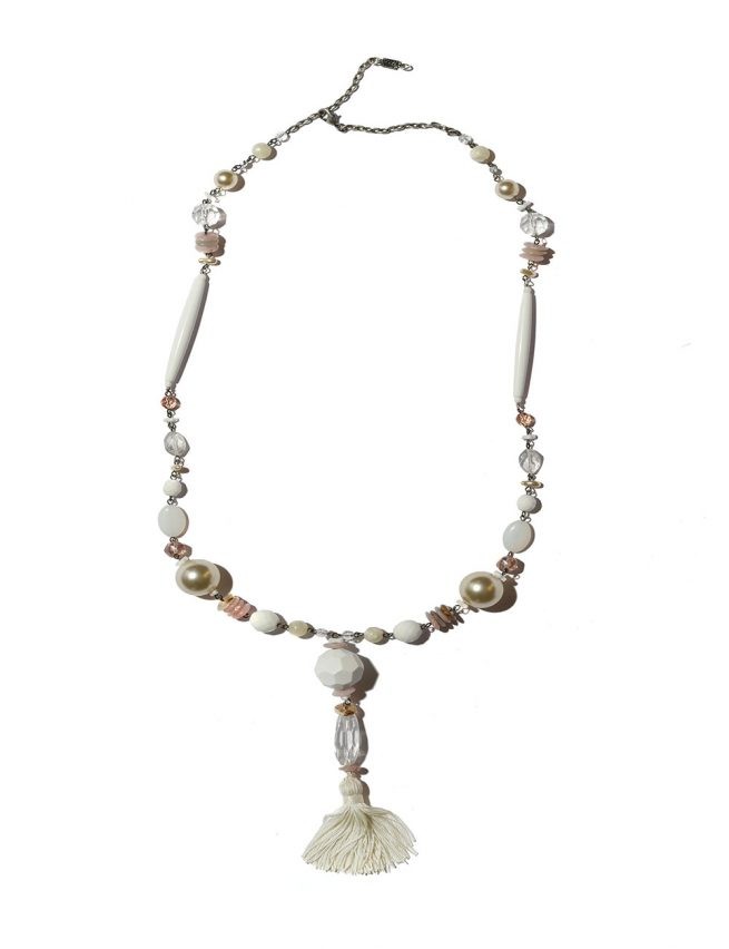 Marilyn’s Italian Resin Pearl and Bead Necklace