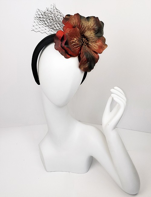 Marilyn Headband fascinator Handmade in Paris 2634