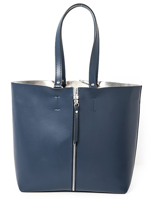 Marilyn Mid Zip Tote Leather Handbag – Assorted Colors