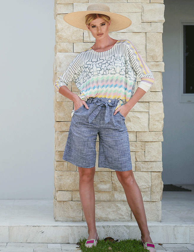 Marilyn's Italian Linen/Cotton Shorts
