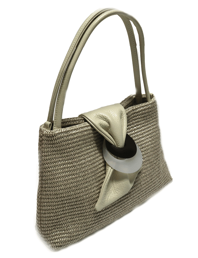 Marilyn's Italian Weaved Shoulder Handbag