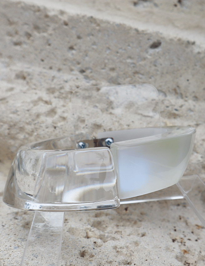 Marilyn's French Plexiglass Bracelet MX008