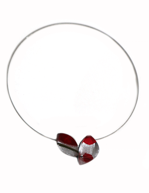 Marilyn's MX273 French Plexiglass Contemporary Design Necklace