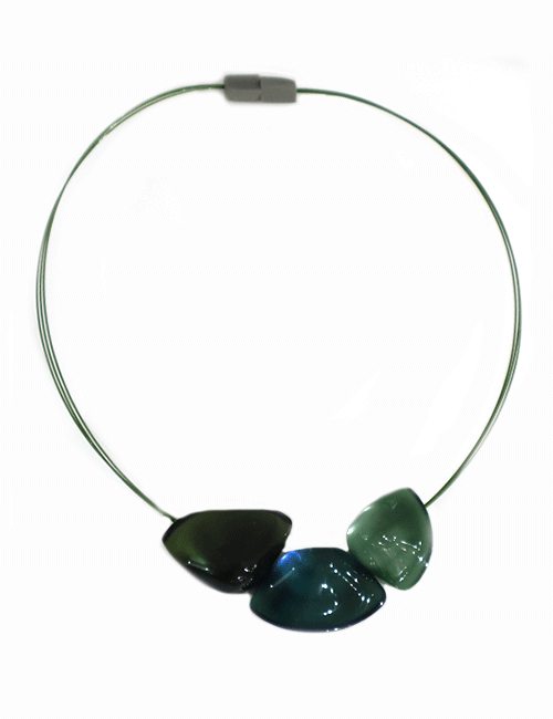 Marilyn's MX532 French Plexiglass Contemporary Design Necklace